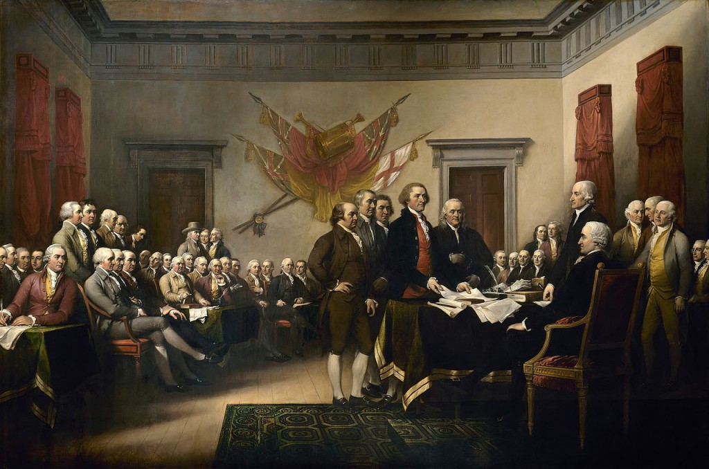 1776/7/4 《美國獨立宣言》於費城簽署