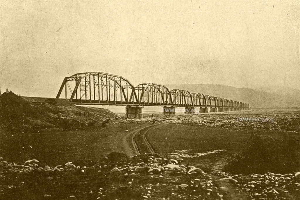 1907.6.19 濁水溪鐵橋通車
