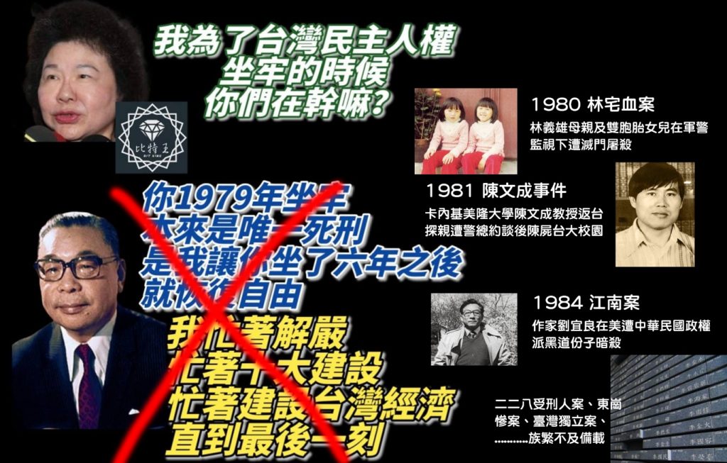 陳菊坐牢期間，蔣經國獨裁政權在忙些什麼？